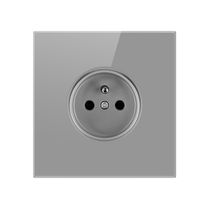 Tempered Glass Socket-A-2 French socket-Grey